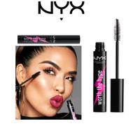 NYX Professional Makeup Worth the Hype Waterproof Mascara, Volumizing and Lengthening, Tapered Brush Reaches All Lashes, Caring Jojoba Oil, Shade: Black