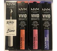 NYX Vivid Brights BLANK Liquid Liner - Choose Your Shade - Brand New
