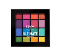 NYX Womens Ultimate Color 16 Vibrant Eyeshadow Palette - Brights - NA Satin - One Size