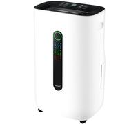Nyxi 20L/Day Home Dehumidifier, Digital Humidity Sensor, XL 6.5L Water Tank Removes Condensation, Humidity, Damp, Moisture, Laundry Drying, Continues Drainage, Auto-Off, 24 Hour Timer for Home, Office
