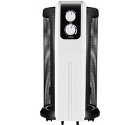 Nyxi 360° Surround Electric Heater, Mica Oil Free, 2200W Free Standing, Energy Efficient, 3 Heat Settings, Adjustable Thermostat, Overheat Protection, Portable & Lightweight for Home & Office