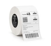 Nyxi 4" x 6" Thermal Shipping Labels Roll - 12 Rolls / 6000 Premium White Self-Adhesive Labels (100 x 150mm) Water Proof, Compatible with Zebra & All Major Printers for Amazon & All Other Couriers