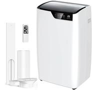 Nyxi 9000 BTU Air Conditioner Portable, Air Cooling & 24L/Day Dehumidifier Mode, 3-in-1 Unit with LCD Remote Control, 24H Timer, Window Kit, Energy Efficient Cooling for Home & Office