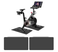 NYXIFYLO 2PCS Treadmill Mat for Hardwood Floors, Non-Slip Exercise Equipment Mat for Peloton Bike, Concept 2 Rowing Machine, Spin Bike Mat for Carpet Protection