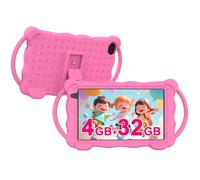 Nyxolaria Kids Tablet 7 inch for Children,32GB ROM Toddler Learning Tablet with Protective Case,Pre-Installed Educational Apps, Parental Control,Gift for Boys and Girls. (Pink)
