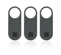 NyxSeat 3 Pieces Webcam Cover, Lens Protection Cover, Mobile Phone Camera Privacy Mask, Camera Slide Cover, Laptop Camera Cover, Suitable for Cars, Mobile Phones, Laptops (Black)