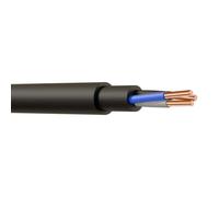 NYY-J 3 Core 10.0mm Outdoor Power & Control PVC Black Cable - Cut to Length sold per 1 metre