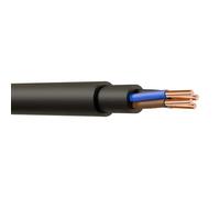 NYY-J 4 Core 1.5mm Outdoor Power & Control PVC Black Cable - 100m Drum