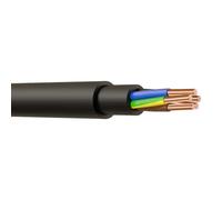 NYY-J 5 Core 6.0mm Outdoor Power & Control PVC Black Cable - 100m Drum