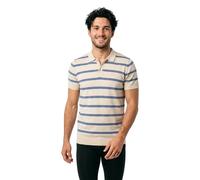 Nza New Zealand 26an184 Short Sleeve Polo Beige 2XL Men