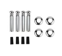 NZBGTRW Auto Parts Compatible With For GLE Class W166 W167 C292 Modification Door Lock Rod Door Lock Pins Decoration Door Latch Pin Cover(Silver)
