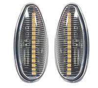 NZBGTRW Car Turn Signal Light Compatible With Mitsubishi For Lancer Mk7 CS 2000-2007 For Lancer For Evolution 1998-2005 For Galant 1993-1997 Front Side Marker Lights Turn Signal