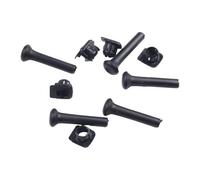 NZBGTRW Door Pin Lock Compatible With For Golf Mk2 Mk3 For Passat B2 5 Pcs Car Door Lock Rod Door Lock Button Base Lock Knobs OE:191837187
