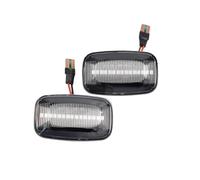 NZBGTRW Turn Signal Light Compatible With For Land For Cruiser 70 80 100 1Pair Dynamic Turn Signal Lights Sideview Mirror Logo Turn Signal Lights