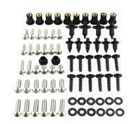 NZBHXAD Screw For Moto For Ninja For ZX-10R 2011-2018 Motorcycle Accessories Complete Full Fairing Bolts Kit Motorbike Nut Complete Kit(Silver)
