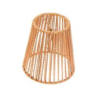 NZBZKKNBCP 1 Piece Vintage Hanging Lampshade Handmade Woven Lamp Shade for Living Room Bedroom Hotel Simulated Rattan Light Fixture lampshade(A5)