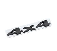 NZBZKKNBCP 3D 4X4 Chrome Black Logo Emblem Car Rear Trunk Sticker Nameplate Badge For Ford Jeep Grand Cherokee Wrangler Compass Accessories Car logo(Matte Black)