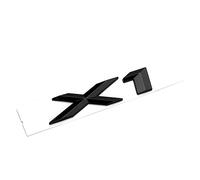 NZBZKKNBCP 3D ABS Black Chrome Letters For Car Logo for BMW X1 Stickers for BMW X1 E84 F48 U11 2013 2016 2014 207 2018 2019 Lettering Accessories Car logo(Glossy Black,2009-2015)