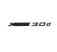 NZBZKKNBCP 3D ABS XDrive Emblem Car Fender Rear Trunk Sticker X Drive 18d 20d 25d 30d 35d 40d 50d For X1 X2 X3 X5 X6 X7 Accessories Car logo(Black XDrive 30d)