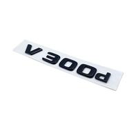 NZBZKKNBCP 3D Glossy Black Letters V250d NIGHT EDITION ABS Emblem For Mercedes Benz V W447 Car Badge Trunk Nameplate Logo Sticker Car logo(V300d)