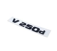NZBZKKNBCP 3D Glossy Black Letters V250d NIGHT EDITION ABS Emblem For Mercedes Benz V W447 Car Badge Trunk Nameplate Logo Sticker Car logo(V250d)