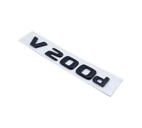 NZBZKKNBCP 3D Glossy Black Letters V250d NIGHT EDITION ABS Emblem For Mercedes Benz V W447 Car Badge Trunk Nameplate Logo Sticker Car logo(V200d)