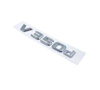 NZBZKKNBCP 3D Letters V250d V300d NIGHT EDITION ABS Emblem For Mercedes Benz V Class W447 Car Badge Trunk Nameplate Logo Sticker Car logo(Silver V350d)