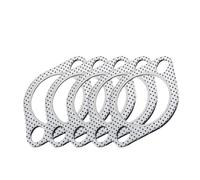NZBZKKNBCP 5pcs Car Exhaust Downpipe Flange Gasket 51/55/60/63/70/76mm Pipe Intake Tube 2.0/2.16/2.36/2.5/2.75/3.0 inch Automotive gasket(5pcs 2.50inch-63mm)