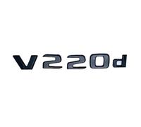 NZBZKKNBCP Apply to 3D Letters V260L V200d V220d V250d V300d V260 Emblem for Car Badge Trunk Nameplate Logo Sticker Car logo(Glossy black V220d)