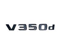 NZBZKKNBCP Apply to 3D Letters V260L V200d V220d V250d V300d V260 Emblem for Car Badge Trunk Nameplate Logo Sticker Car logo(Glossy black V350d)
