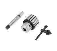 NZBZMBTTVF 1-13mm Capacity Carbide Steel MT2-B16 Arbor Key Type Drill Chuck Mini Lathe Dril Tool Drill Chuck