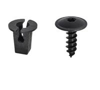 NZBZMBTTVF 40pcs Car Self Tapping Screws Engine Clamps Torx Fit For Volkswagen Fit For Audi Seat Bolt Fit For Golf Buckle Chassis Mudguard Shim Fastening Parts Car sun visor
