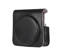 NZBZMBTTVF Camera Case Fit for Fujifilm Instax Square SQ6 PU Leather Bag with Strap Instant Film Camera Bag Camera Bag(Black)