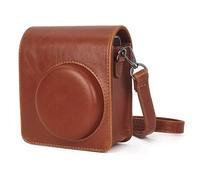 NZBZMBTTVF Camera Case with Removable Adjustable Strap Camera Shoulder Bag Anti-Scratch Portable Fit for Fujifilm Instax Mini 40 Instant Camera Camera Bag(Light Brown)