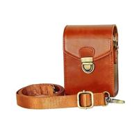 NZBZMBTTVF PU Leather Camera Case Fit for Canon G9X G7X G7X II G7X III SX730 SX740 G9X II SX710 SX700 SX720 S95 S90 S120 S110 SX610 SX400 Camera Bag(Bruin)