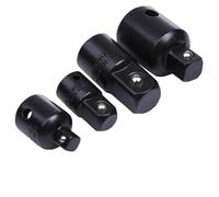 NZBZTANNAP 4pcs 1/4 3/8 1/2 Drive Socket Adapter Converter Reducer Air Impact Craftsman Socket Wrench Adapter Hand Tools Set Repair Tools Socket Socket(Silver)