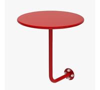 NZBZTUKUWP Wall Mounted Coffee Shop Small Round Table, Wall Mounted Table, Wall Mounted Coffee Table, Multiple Colors(Red)