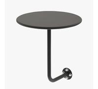 NZBZTUKUWP Wall Mounted Coffee Shop Small Round Table, Wall Mounted Table, Wall Mounted Coffee Table, Multiple Colors(Nero)
