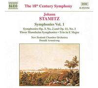 New Zealand Chamber Orchestra – Armstrong – J. Stamitz: Symphonies Vol. 1 – CD – Naxos