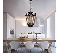 NZDY Industrial Loft Pendant Lights Chandelier Steampunk Steel Ceiling Light 8 Lights Metal Hanging Chandelier Bar Coffee Shop Restaurant Decorative Lighting Black