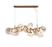 NZDY Post Modern Chandelier 7 Lights Chandelier Hanging Ceiling Light Fixture Adjustable Pendant Lighting Fixture for Kitchen Dining Room Living Room,White,80X25Cm(31X10Inch)