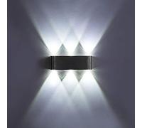 NZDY Wall Lights Led Wall Lamp Indoor Wall Lamp Bedroom Bedside Lamp Garden Hotel Glow Wall Lamp 6W 8W Wall Lamp,White Light-8w