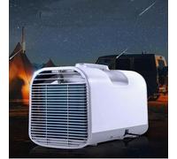 NzEupno Camping Air Conditioner, Drain-Free Quiet Ac Unit with Remote, Fast Cooling, Low Noise ≤45dB, Cooling and Dehumidify Modes,RV and Bedroom Use