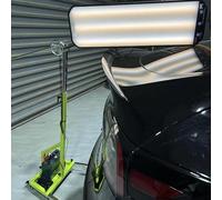 NzEupno Heavy Duty PDR Light, 6-Color Checking Reflector Line Board with Adjustable Holder, Dent Removal Lamp Tool for Auto Body Shops Green