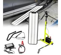 NzEupno Professional PDR Light, PDR LED Lamp Reflector Board, Dent Repair Tools Hand Tool with Adjustable Stand for Auto Body Shops & DIY, Battery Not Included Green