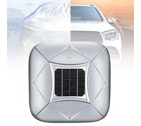 NzEupno Smart Car Cover with Solar Charging, Remote Control Automatic Full Exterior Covers, Quick Retractable Outdoor Sunshade, Universal Fit for Sedan, MPV, SUV Silver-2L