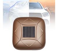 NzEupno Smart Car Cover with Solar Charging, Remote Control Automatic Full Exterior Covers, Quick Retractable Outdoor Sunshade, Universal Fit for Sedan, MPV, SUV Bronze-2L