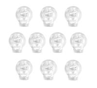 Nzexlyva 10 Pcs Roman Blind Clips, Toggles for Drawstrings, Spring Cord Lock Single Hole Elastic Cord Adjuster, Ball Spring Toggle Stopper for Shoelace Bag Drawstring Clothing