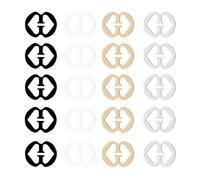 Nzexlyva 20 Pcs Racerback Bra Strap Clips, Anti-Slip Bra Strap Holders for Halter Tank Top, Durable Clips Conceal Straps for sCleavage Enhance Shoulder Support