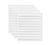 Nzexlyva 400 Pcs Double Sided Sticky Dots, Transparent Double Sided Sticky Pads, Removable Round Putty Clear Sticky Pads, Wall Decor Diy Arts No Damage Stickers Poster Strips Photo Wall Use (10MM)